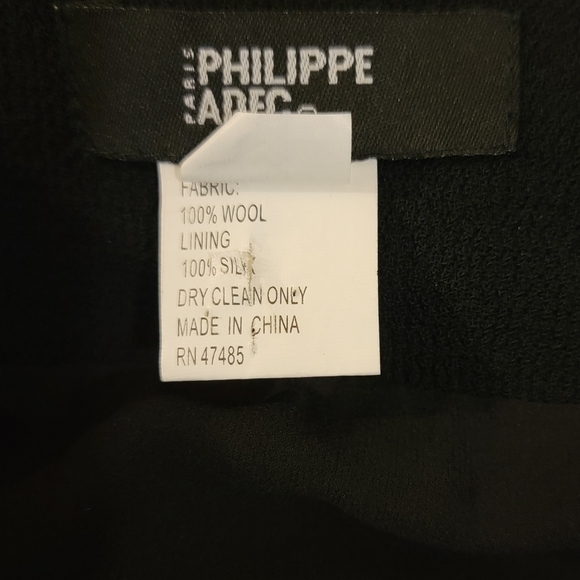 Phillipe Adec 100% Wool 100%  Silk Skirt - Picture 8 of 8
